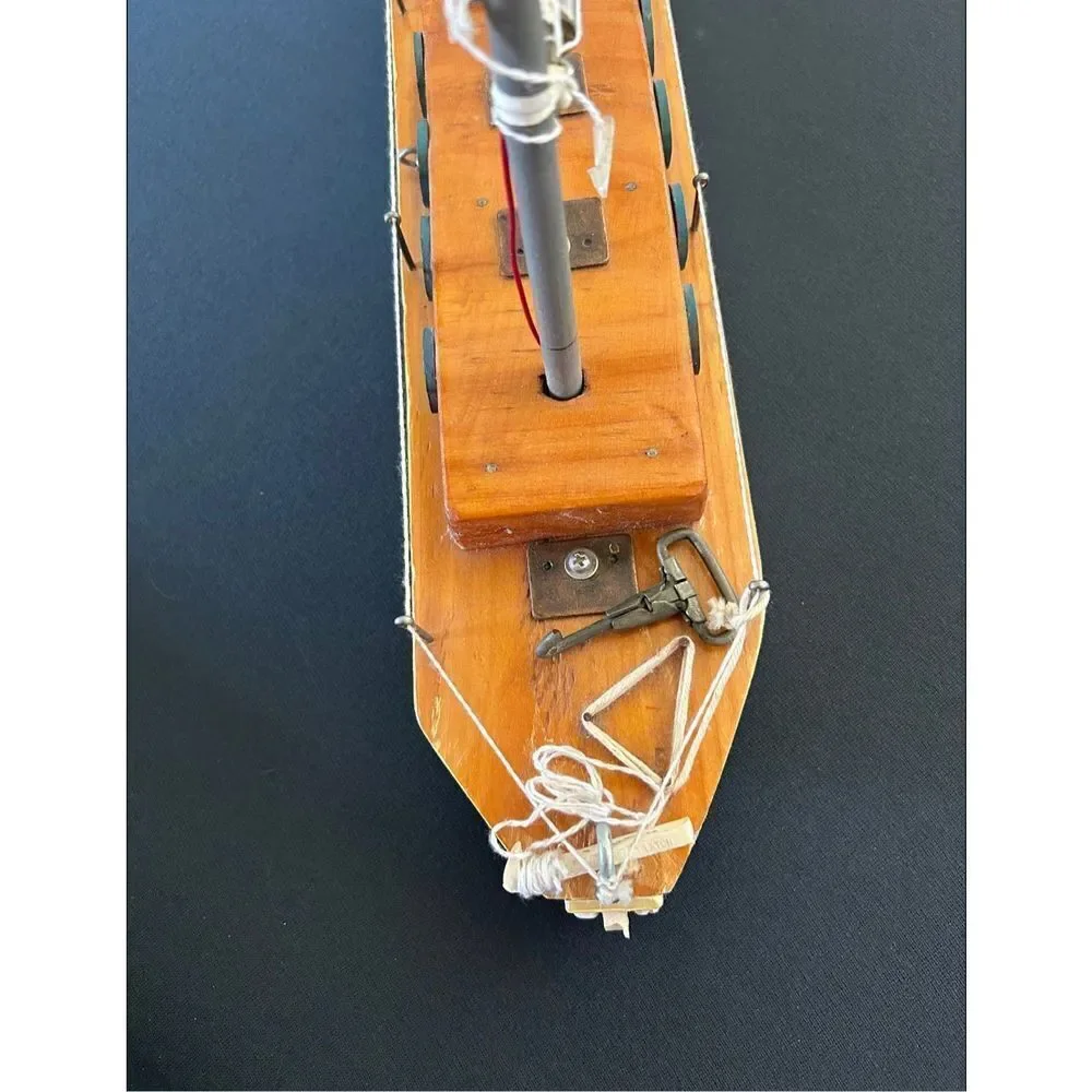 Handmade Folkart Sail Boat